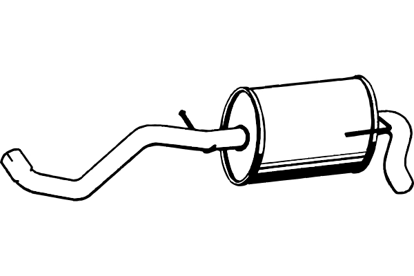 Rear Muffler (P5548)