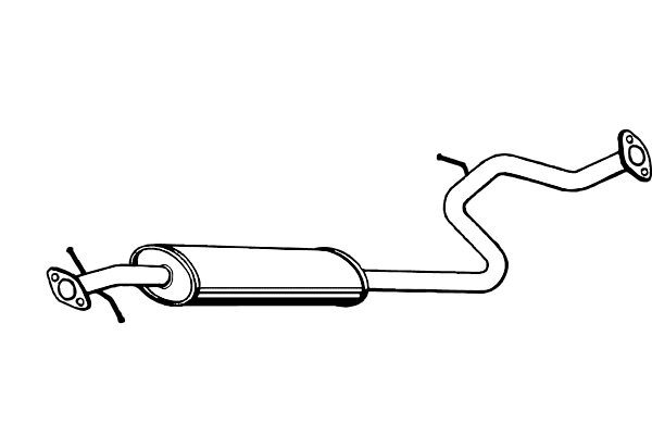 Centre Muffler (P2943)