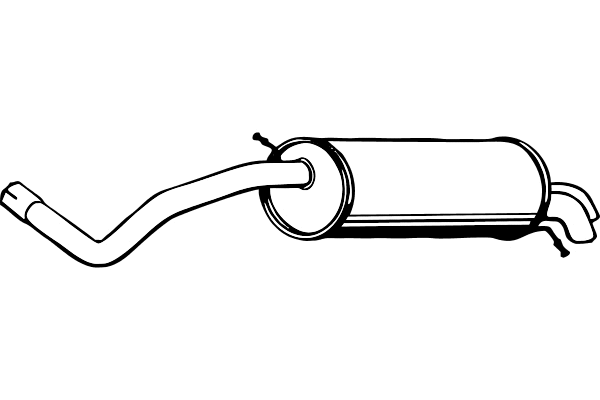 Rear Muffler (P7107)