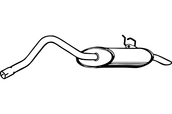 Rear Muffler (P5056)