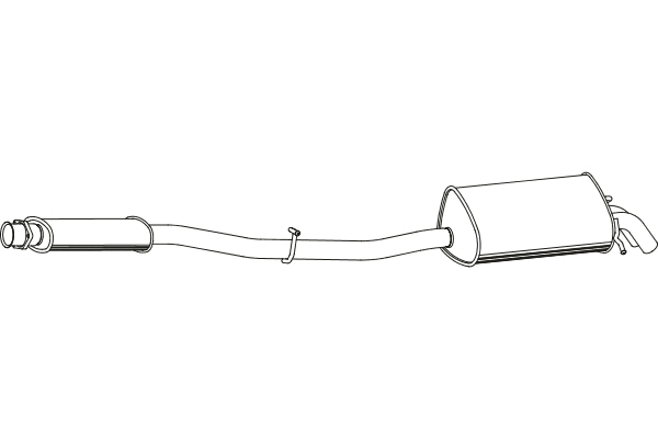 Rear Muffler (P3721)