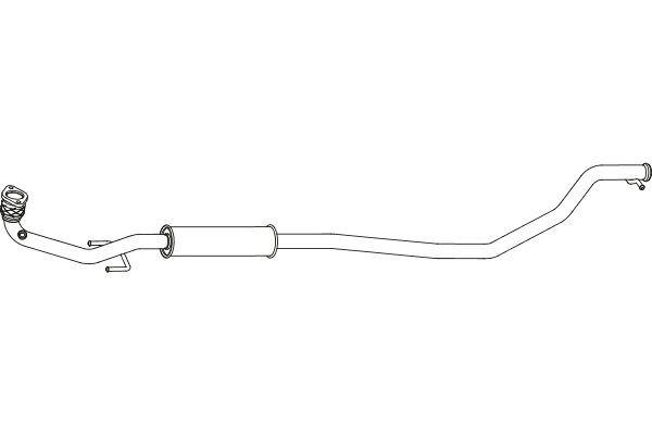 Centre Muffler (P3166)