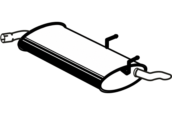 Rear Muffler (P4578)