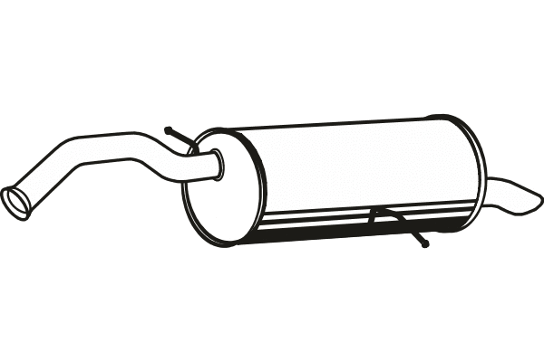 Rear Muffler (P4670)