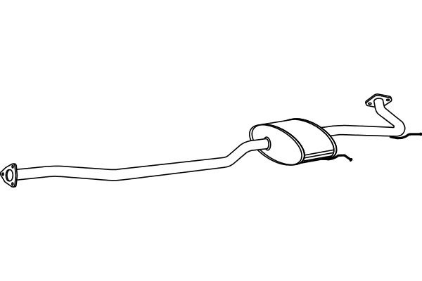 Centre Muffler (P2823)