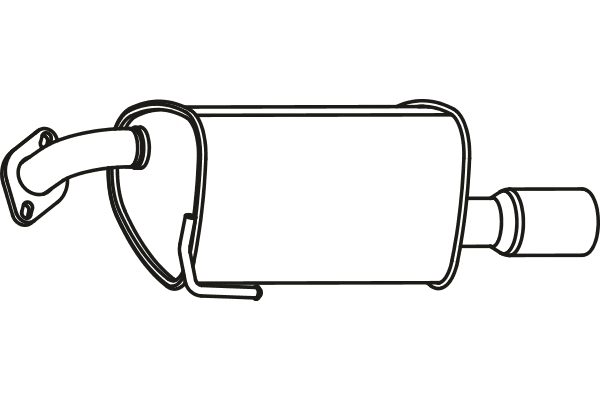 Rear Muffler (P9044)