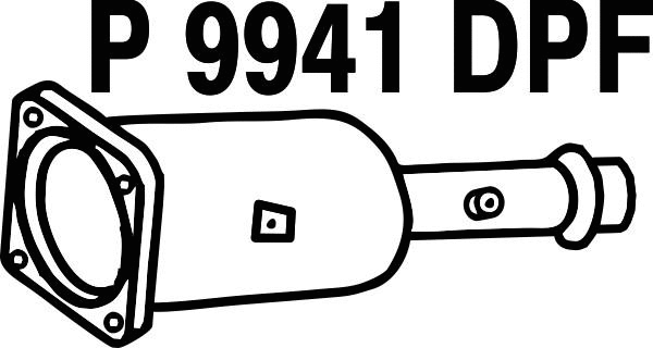Soot/Particulate Filter, exhaust system (P9941DPF)