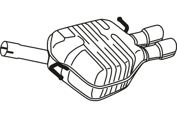 Rear Muffler (P1359)