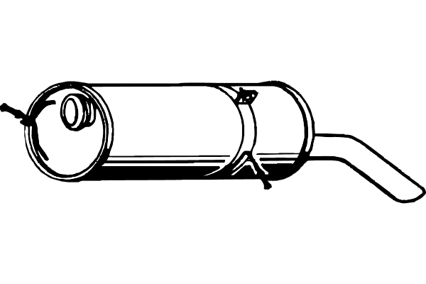 Rear Muffler (P4833)
