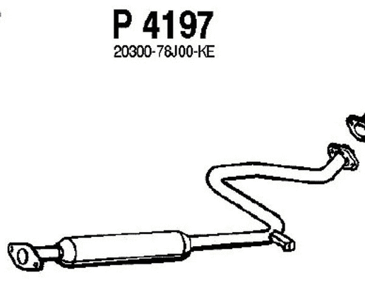 Centre Muffler (P4197)