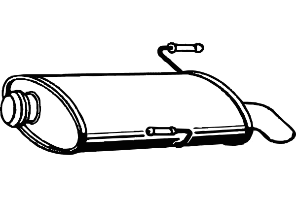 Rear Muffler (P4821)