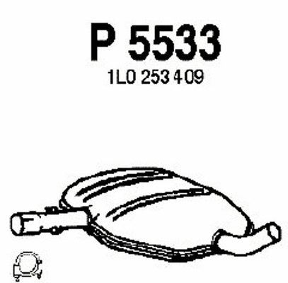 Centre Muffler (P5533)