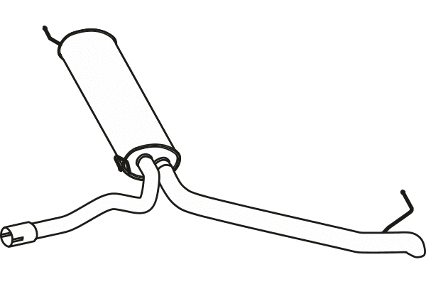 Rear Muffler (P55021)