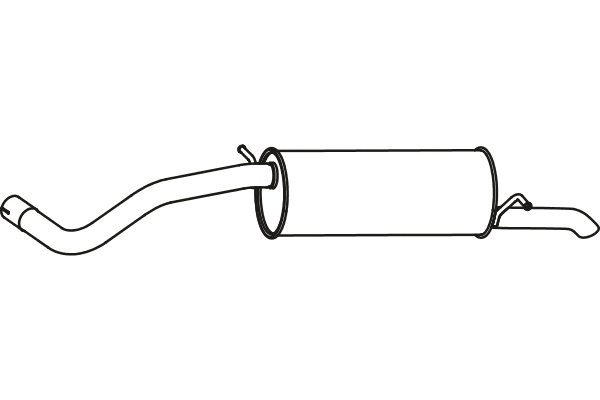 Rear Muffler (P57007)