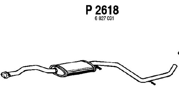 Centre Muffler (P2618)