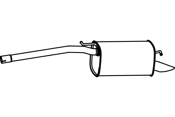Rear Muffler (P7162)