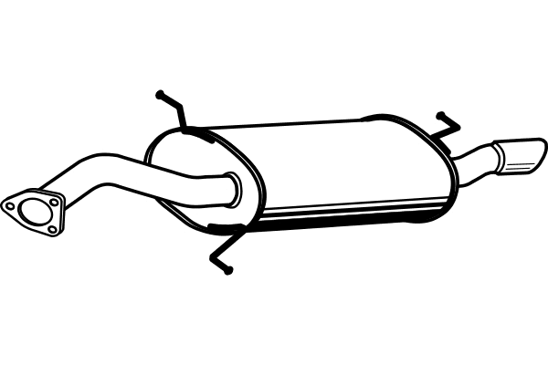 Rear Muffler (P7824)