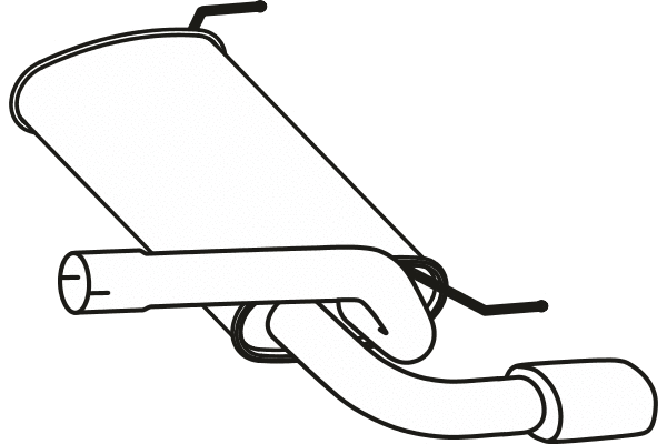 Rear Muffler (P43118)