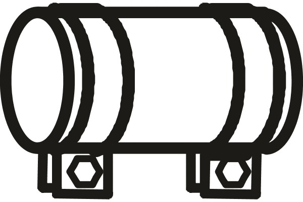 Pipe Connector, exhaust system (P8756)