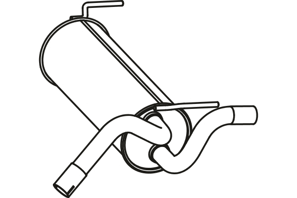 Rear Muffler (P43066)