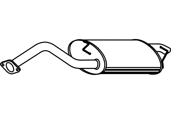 Rear Muffler (P6923)