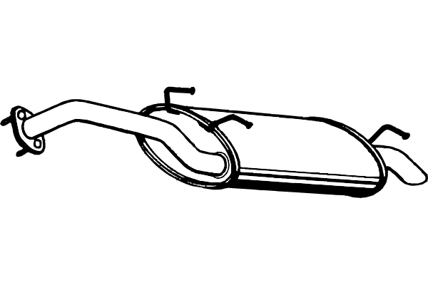Rear Muffler (P2944)