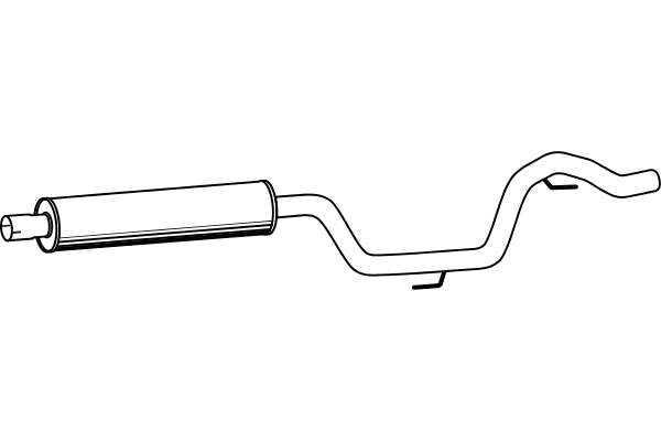 Centre Muffler (P5408)