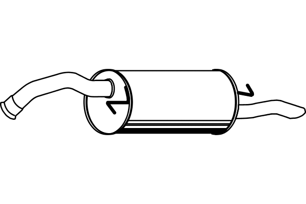 Rear Muffler (P6875)