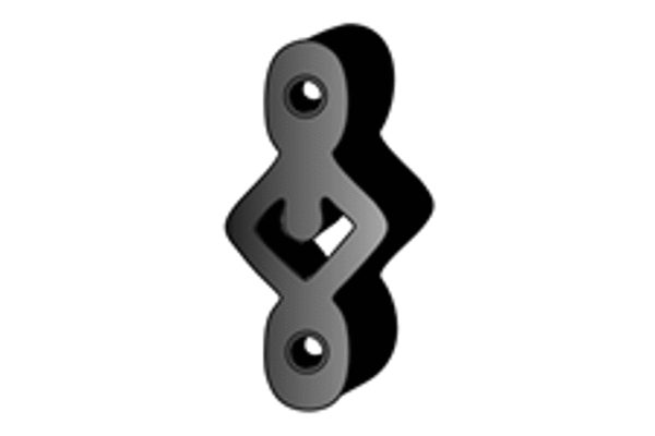 Rubber Strip, exhaust system (X50101)