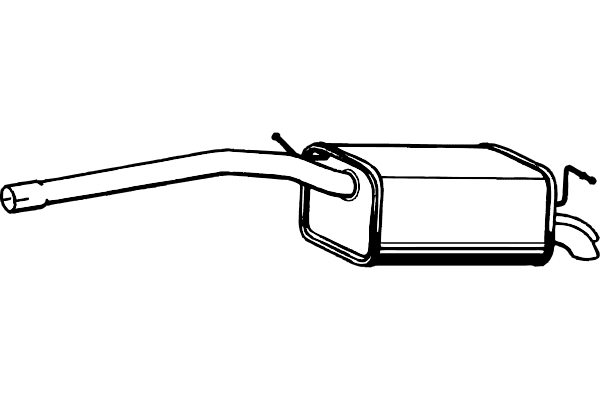 Rear Muffler (P7570)