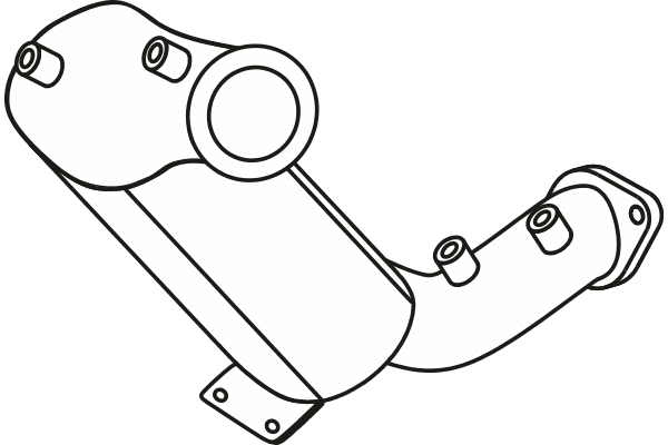 Soot/Particulate Filter, exhaust system (P9964DPF)