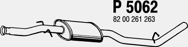 Centre Muffler (P5062)
