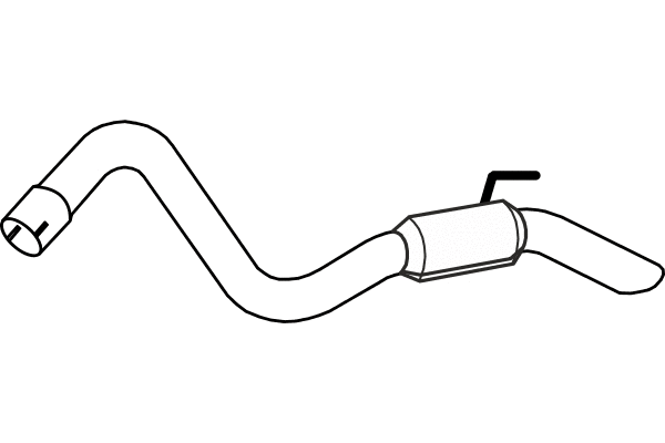 Rear Muffler (P4107)