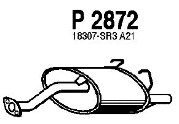 Centre Muffler (P2872)
