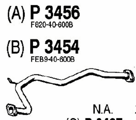 Exhaust Pipe (P3454)