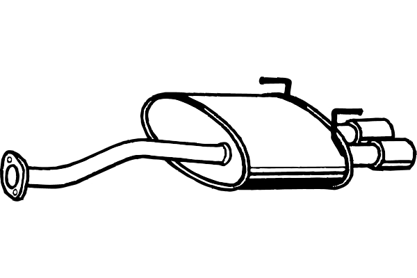 Rear Muffler (P2746)