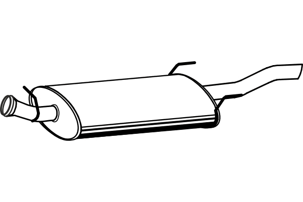 Rear Muffler (P5393)