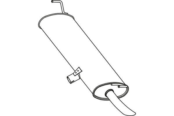 Rear Muffler (P41021)