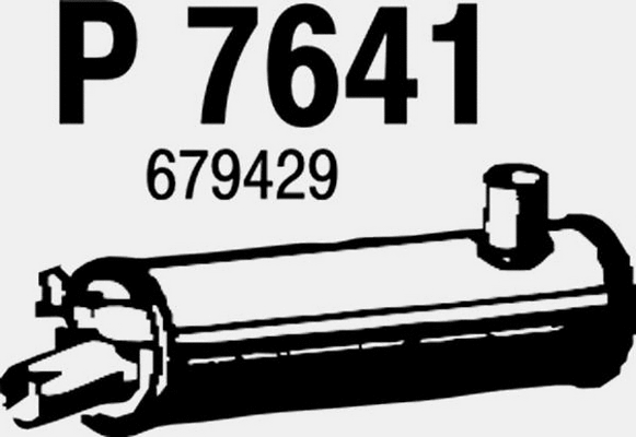 Centre Muffler (P7641)