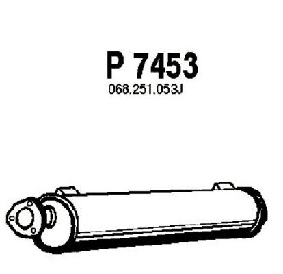 Rear Muffler (P7453)
