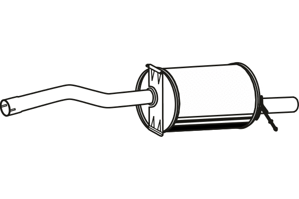 Rear Muffler (P1935)