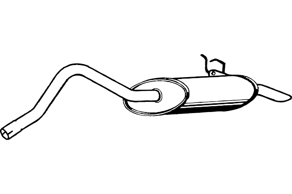 Rear Muffler (P5061)