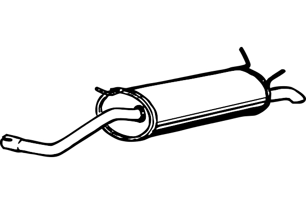 Rear Muffler (P5041)