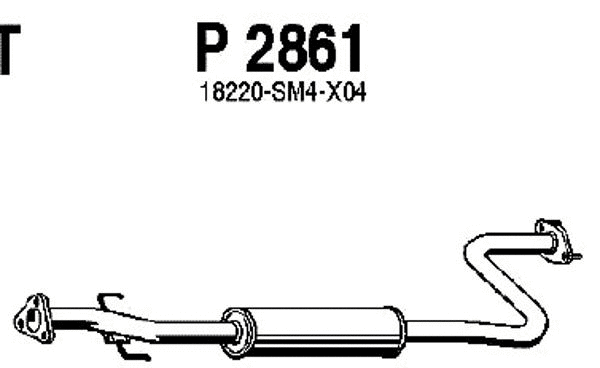 Centre Muffler (P2861)