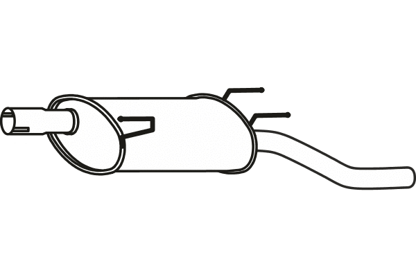 Rear Muffler (P43086)