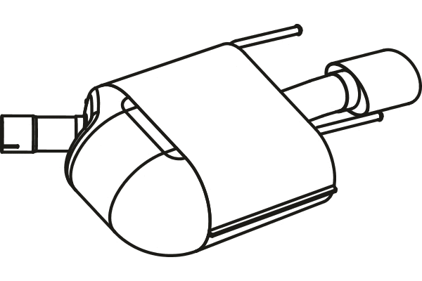 Rear Muffler (P43036)