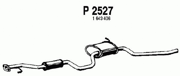 Centre Muffler (P2527)
