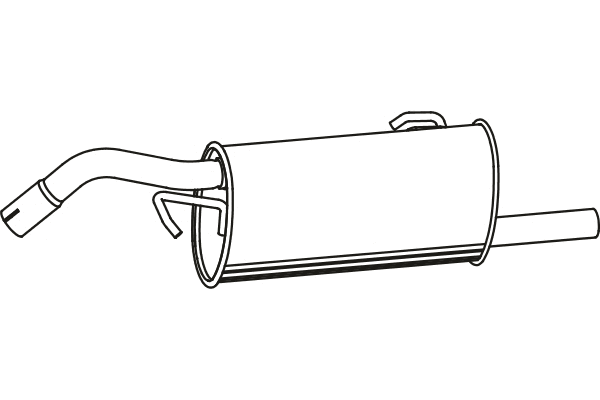 Rear Muffler (P3820)