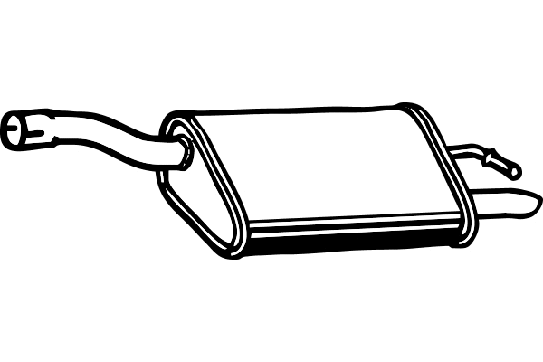 Rear Muffler (P2664)