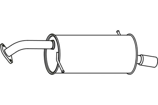 Rear Muffler (P34003)